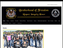 Tablet Screenshot of brotherhoodoffreedomrc.com